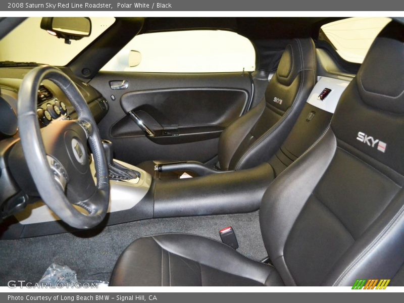 Polar White / Black 2008 Saturn Sky Red Line Roadster