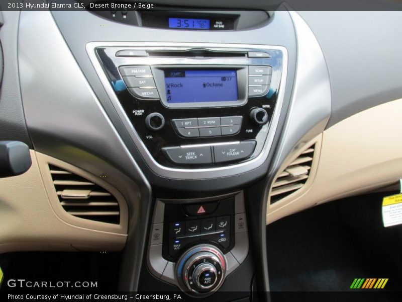 Desert Bronze / Beige 2013 Hyundai Elantra GLS