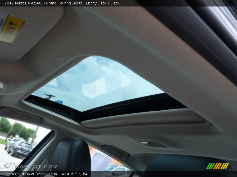 Ebony Black / Black 2012 Mazda MAZDA6 i Grand Touring Sedan