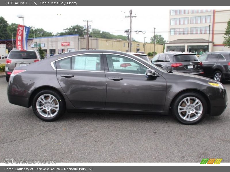 Grigio Metallic / Ebony 2010 Acura TL 3.5