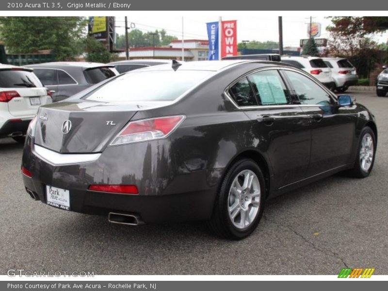 Grigio Metallic / Ebony 2010 Acura TL 3.5