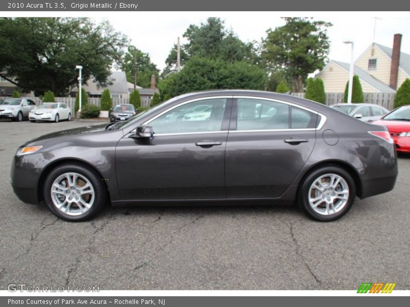 Grigio Metallic / Ebony 2010 Acura TL 3.5