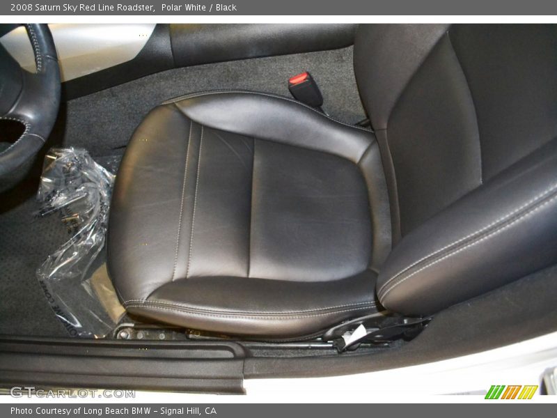 Polar White / Black 2008 Saturn Sky Red Line Roadster