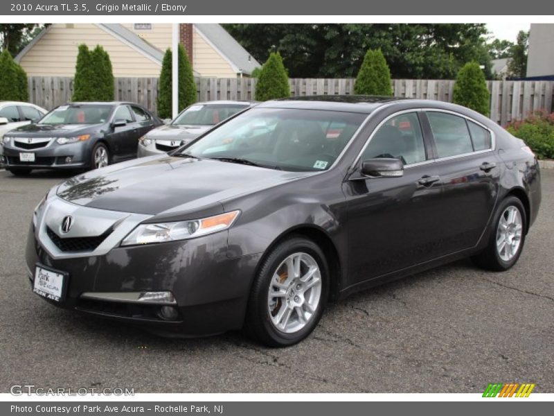 Grigio Metallic / Ebony 2010 Acura TL 3.5