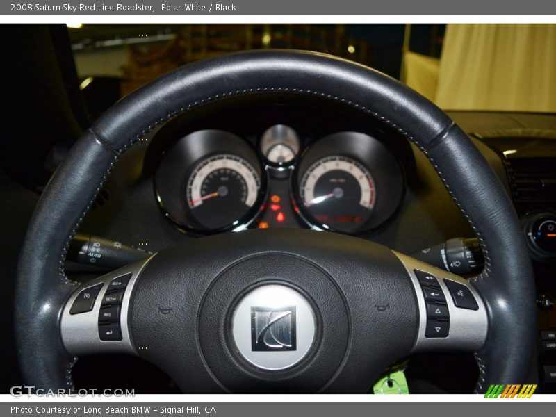 Polar White / Black 2008 Saturn Sky Red Line Roadster