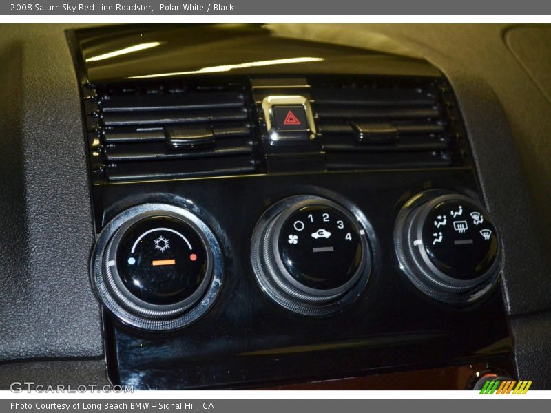 Polar White / Black 2008 Saturn Sky Red Line Roadster