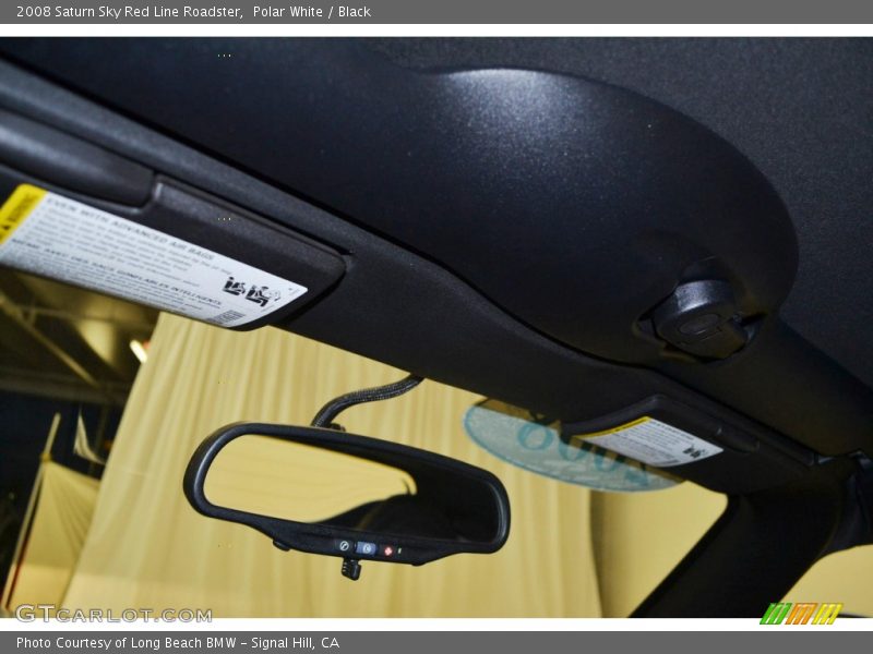 Polar White / Black 2008 Saturn Sky Red Line Roadster