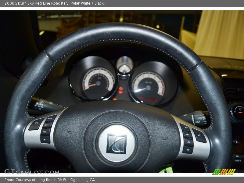 Polar White / Black 2008 Saturn Sky Red Line Roadster
