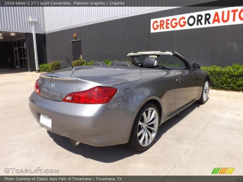 Platinum Graphite / Graphite 2009 Infiniti G 37 S Sport Convertible