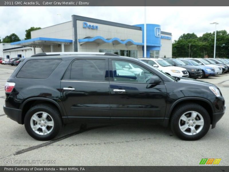 Cyber Gray Metallic / Ebony 2011 GMC Acadia SL