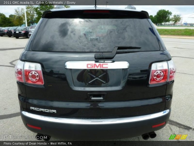 Cyber Gray Metallic / Ebony 2011 GMC Acadia SL