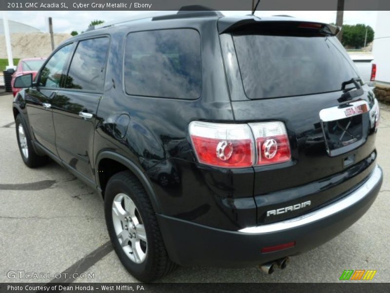 Cyber Gray Metallic / Ebony 2011 GMC Acadia SL