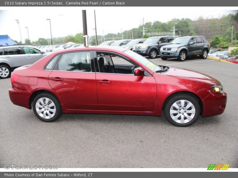 Camellia Red Pearl / Carbon Black 2010 Subaru Impreza 2.5i Sedan