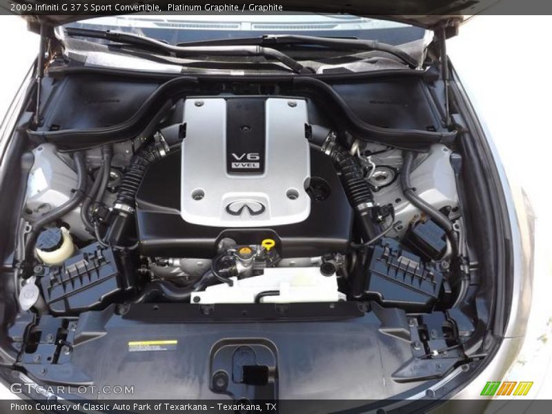 Platinum Graphite / Graphite 2009 Infiniti G 37 S Sport Convertible