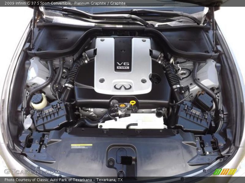 Platinum Graphite / Graphite 2009 Infiniti G 37 S Sport Convertible