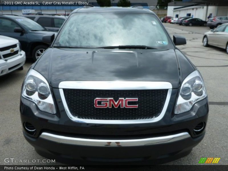 Cyber Gray Metallic / Ebony 2011 GMC Acadia SL