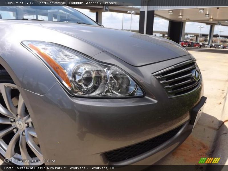 Platinum Graphite / Graphite 2009 Infiniti G 37 S Sport Convertible