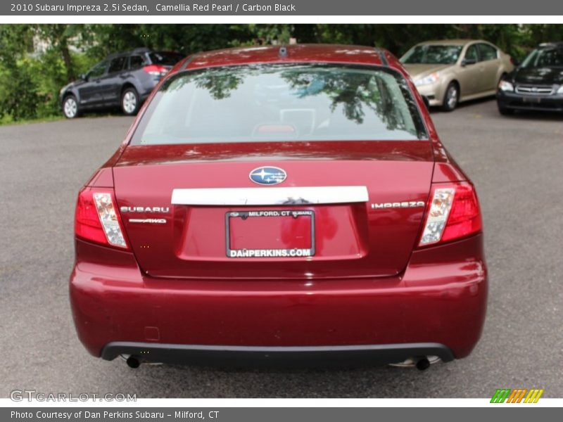 Camellia Red Pearl / Carbon Black 2010 Subaru Impreza 2.5i Sedan