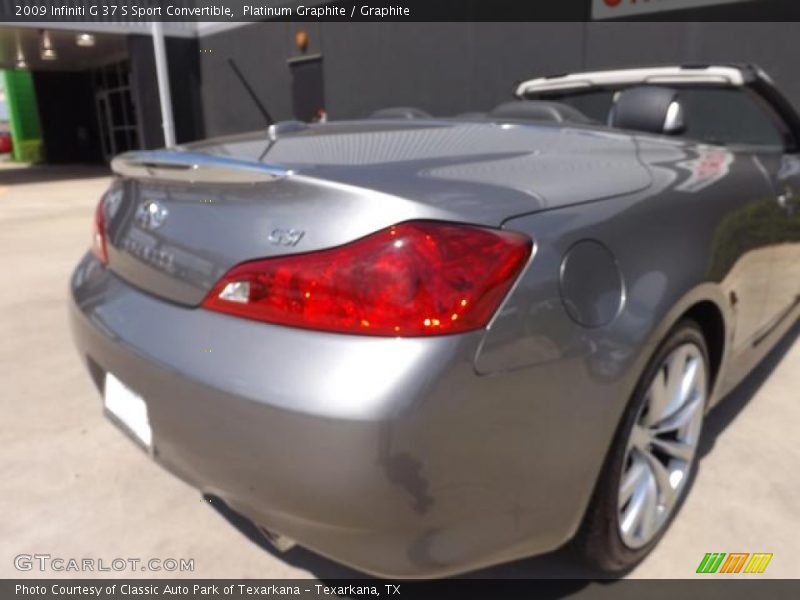 Platinum Graphite / Graphite 2009 Infiniti G 37 S Sport Convertible