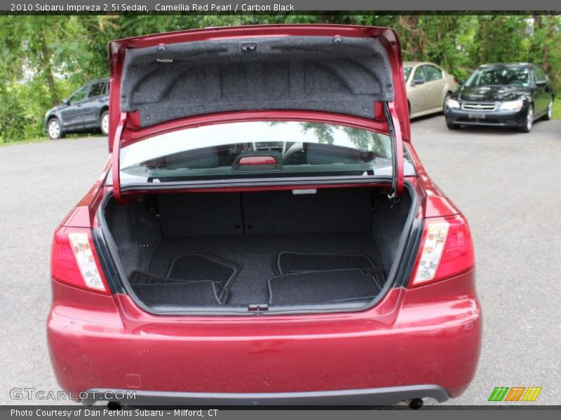 Camellia Red Pearl / Carbon Black 2010 Subaru Impreza 2.5i Sedan