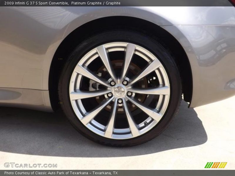 Platinum Graphite / Graphite 2009 Infiniti G 37 S Sport Convertible