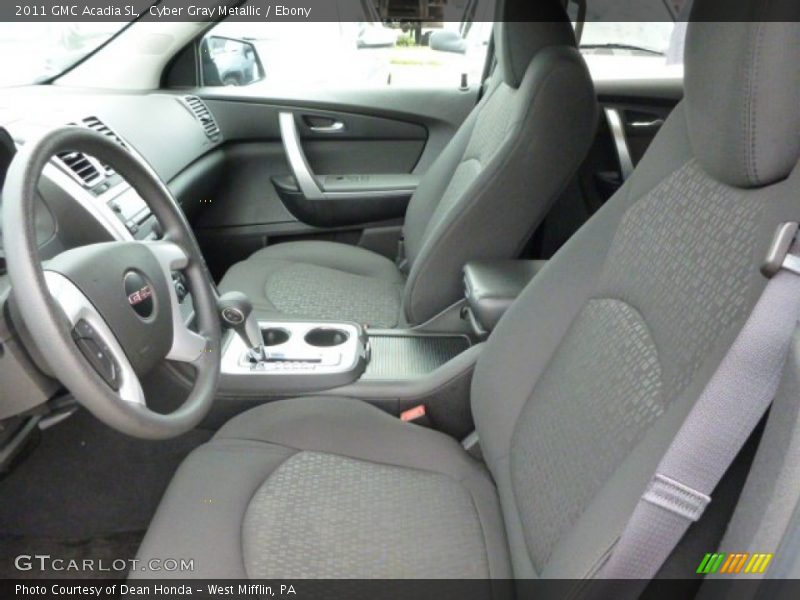 Cyber Gray Metallic / Ebony 2011 GMC Acadia SL