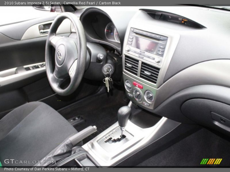 Camellia Red Pearl / Carbon Black 2010 Subaru Impreza 2.5i Sedan