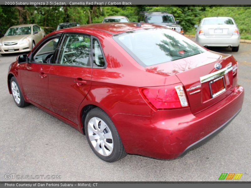 Camellia Red Pearl / Carbon Black 2010 Subaru Impreza 2.5i Sedan