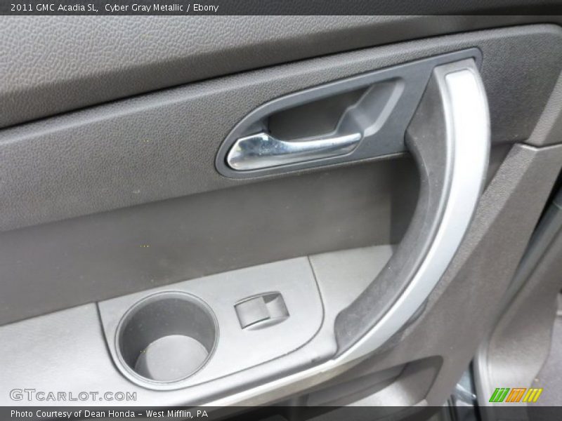 Cyber Gray Metallic / Ebony 2011 GMC Acadia SL