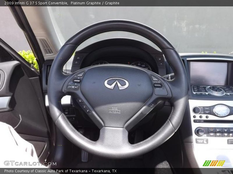 Platinum Graphite / Graphite 2009 Infiniti G 37 S Sport Convertible