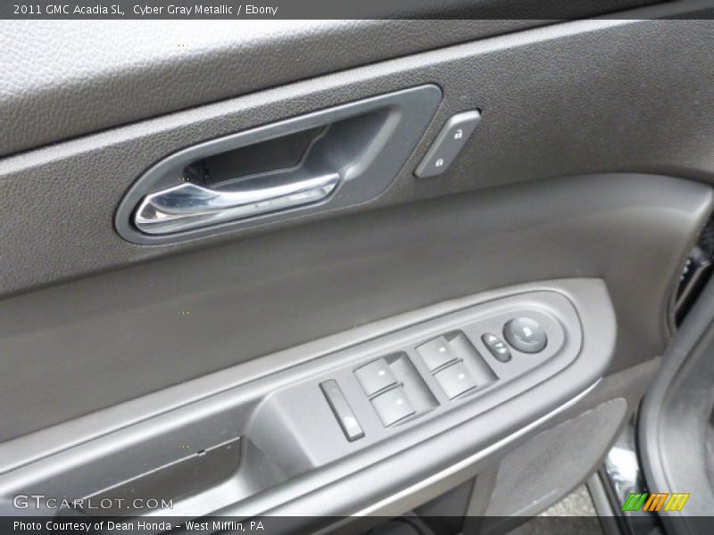 Cyber Gray Metallic / Ebony 2011 GMC Acadia SL