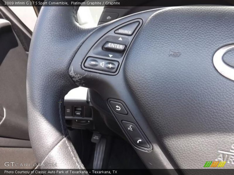 Platinum Graphite / Graphite 2009 Infiniti G 37 S Sport Convertible