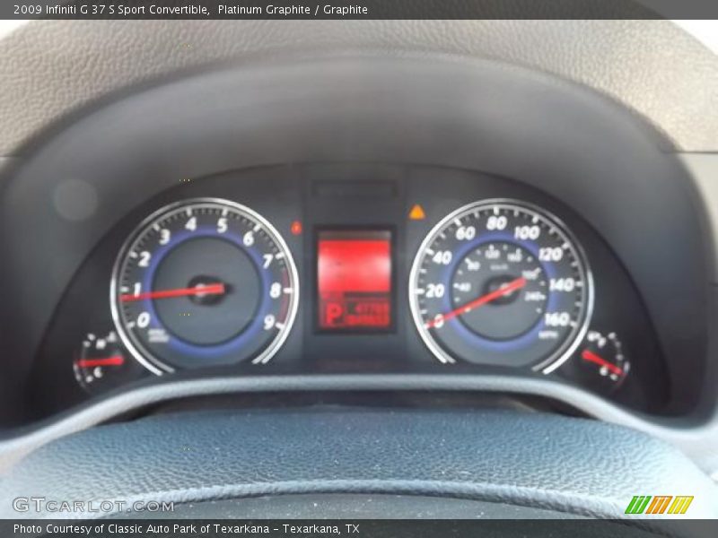 Platinum Graphite / Graphite 2009 Infiniti G 37 S Sport Convertible
