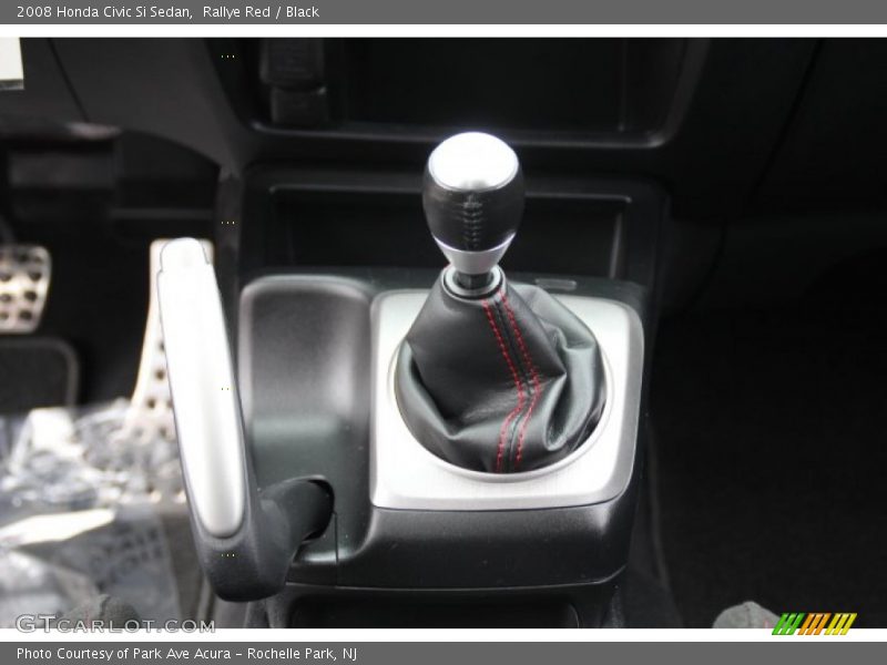 Rallye Red / Black 2008 Honda Civic Si Sedan