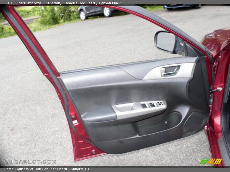 Camellia Red Pearl / Carbon Black 2010 Subaru Impreza 2.5i Sedan