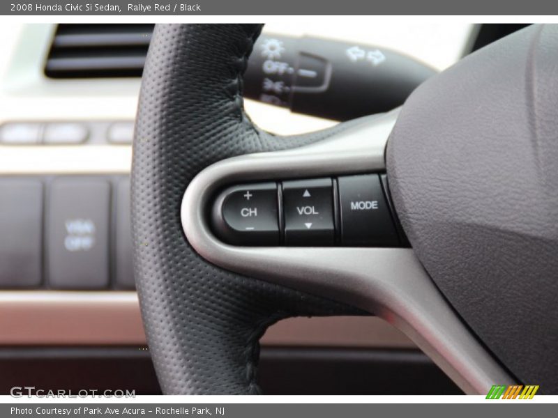 Rallye Red / Black 2008 Honda Civic Si Sedan