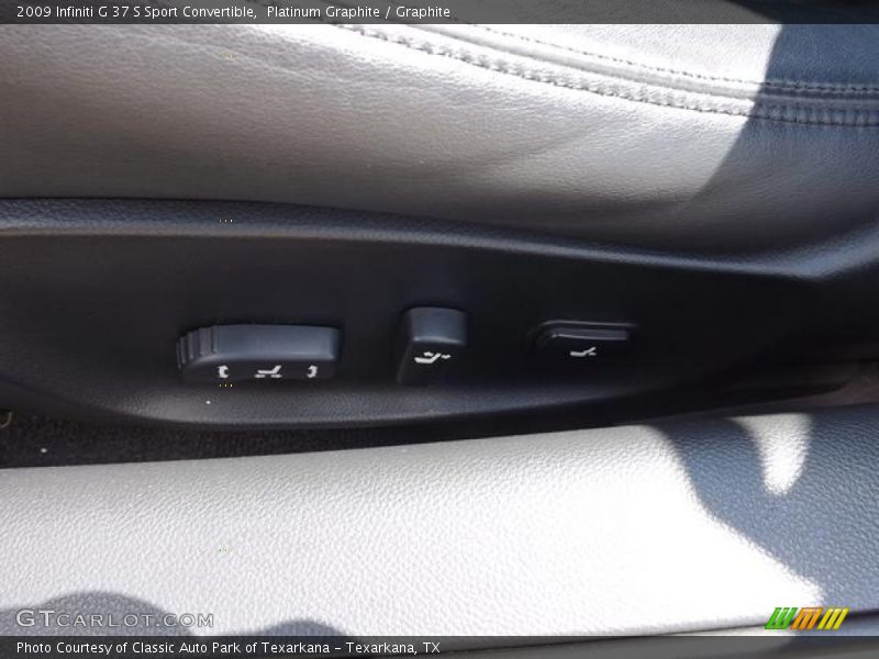 Platinum Graphite / Graphite 2009 Infiniti G 37 S Sport Convertible