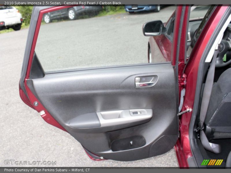 Camellia Red Pearl / Carbon Black 2010 Subaru Impreza 2.5i Sedan
