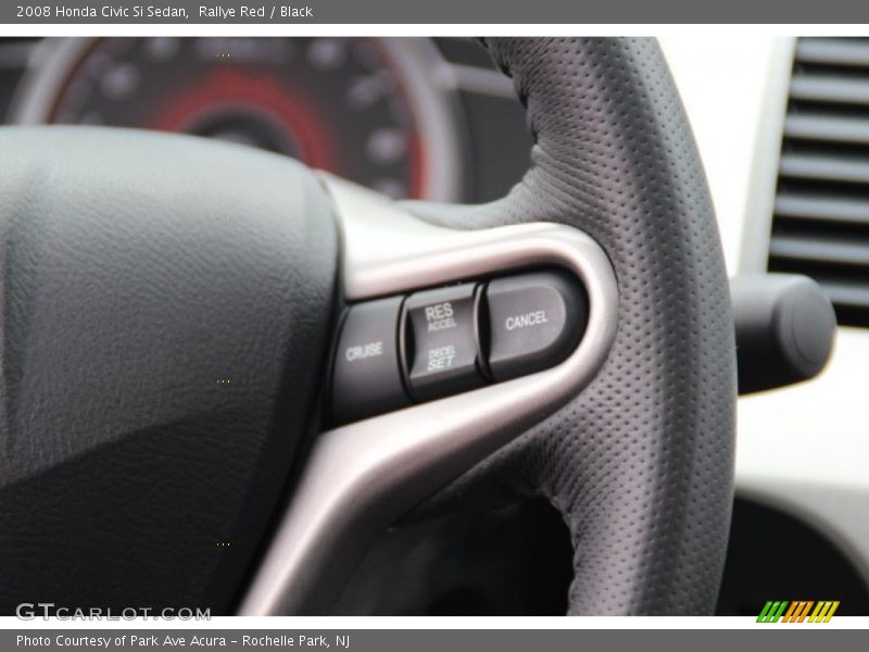 Rallye Red / Black 2008 Honda Civic Si Sedan
