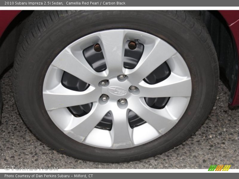 Camellia Red Pearl / Carbon Black 2010 Subaru Impreza 2.5i Sedan
