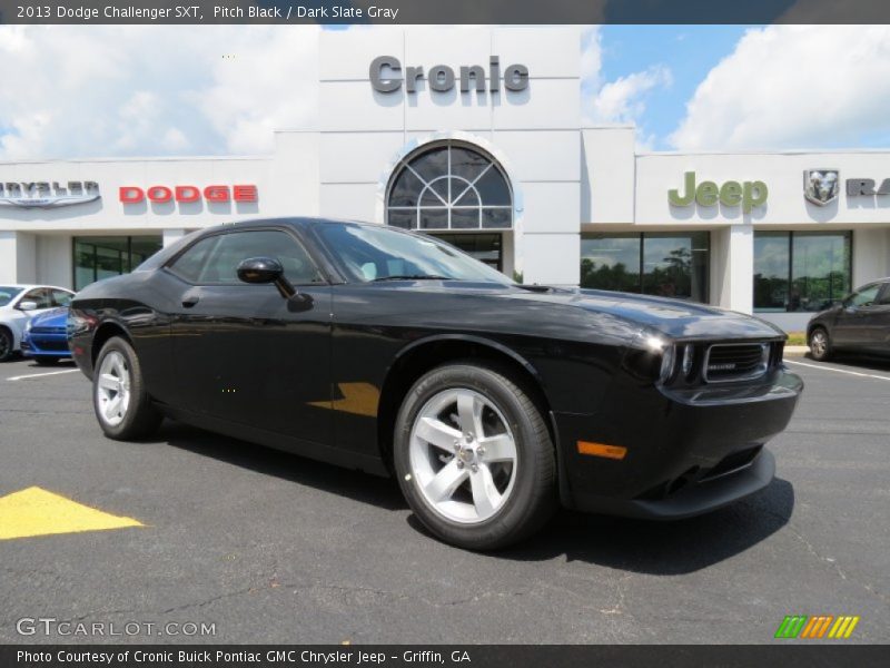 Pitch Black / Dark Slate Gray 2013 Dodge Challenger SXT