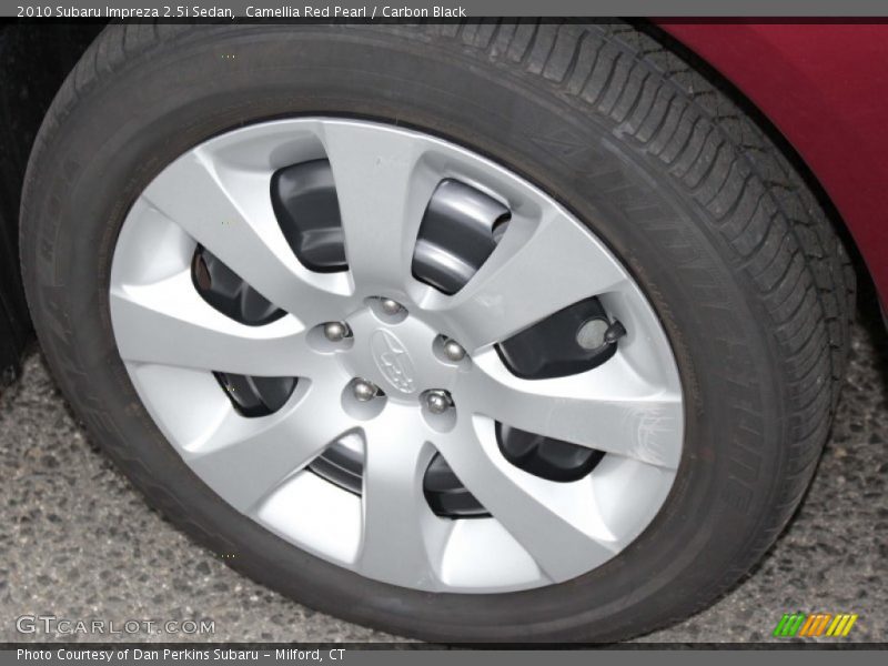 Camellia Red Pearl / Carbon Black 2010 Subaru Impreza 2.5i Sedan