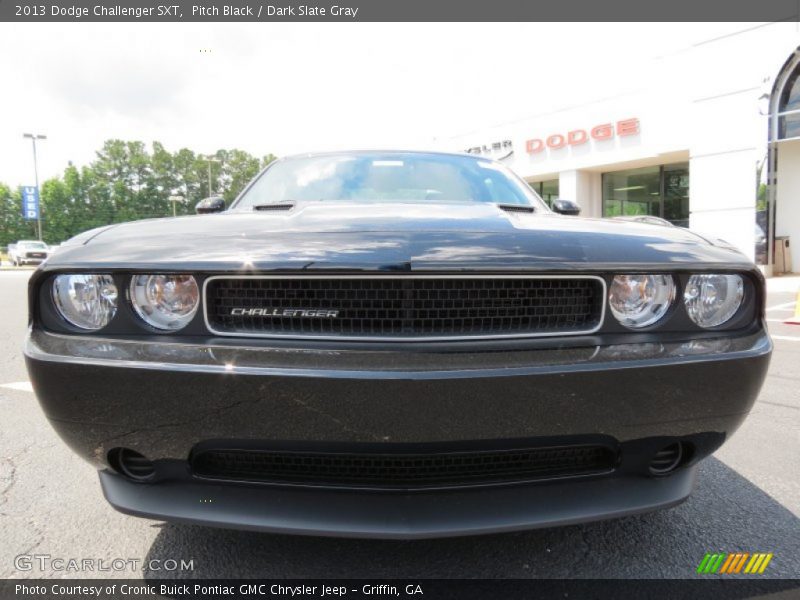 Pitch Black / Dark Slate Gray 2013 Dodge Challenger SXT