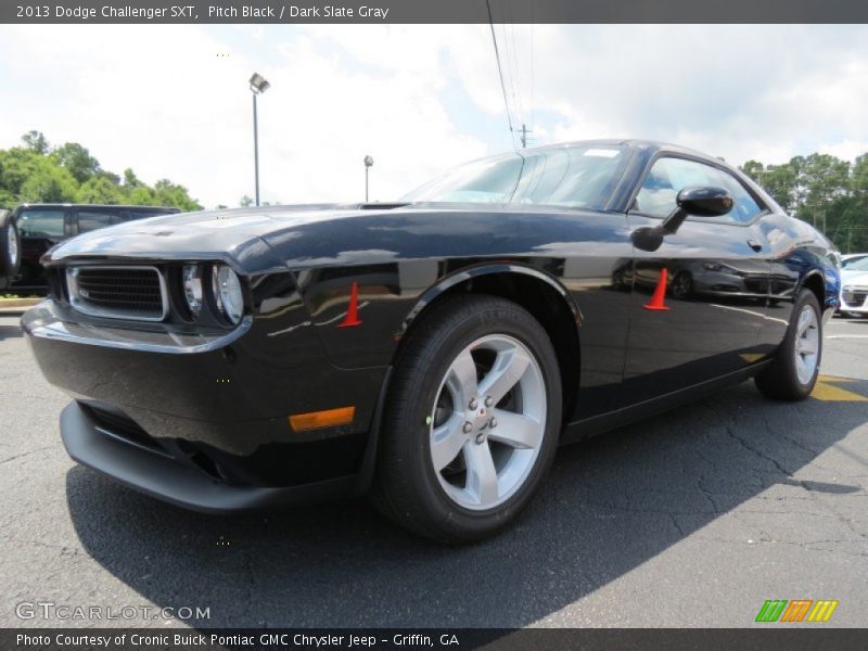 Pitch Black / Dark Slate Gray 2013 Dodge Challenger SXT