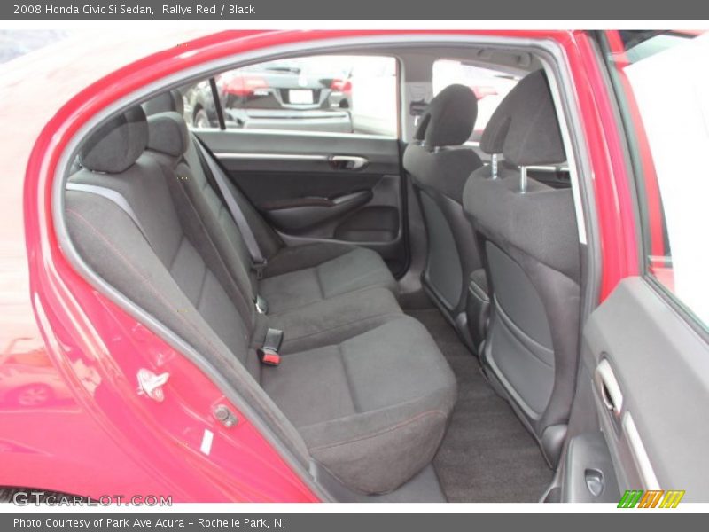 Rallye Red / Black 2008 Honda Civic Si Sedan