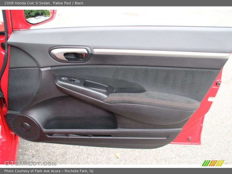 Rallye Red / Black 2008 Honda Civic Si Sedan