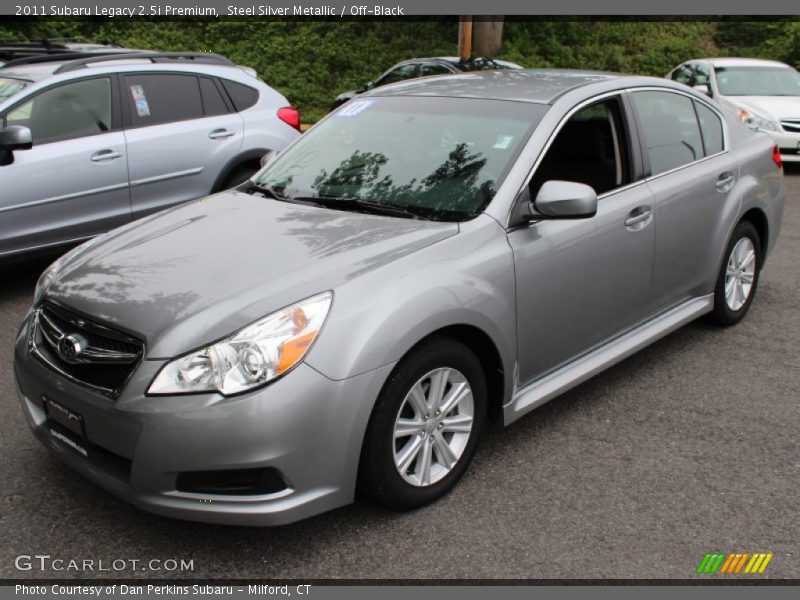 Steel Silver Metallic / Off-Black 2011 Subaru Legacy 2.5i Premium