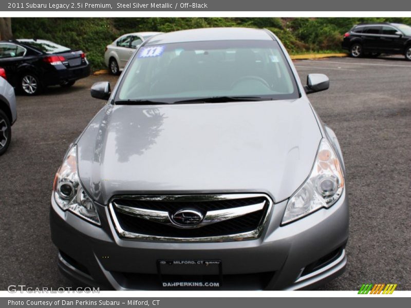 Steel Silver Metallic / Off-Black 2011 Subaru Legacy 2.5i Premium