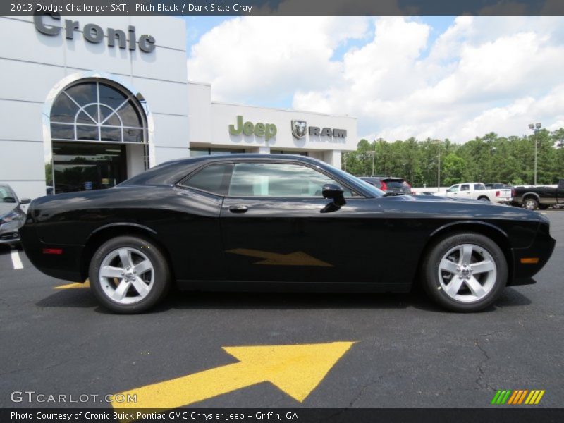 Pitch Black / Dark Slate Gray 2013 Dodge Challenger SXT