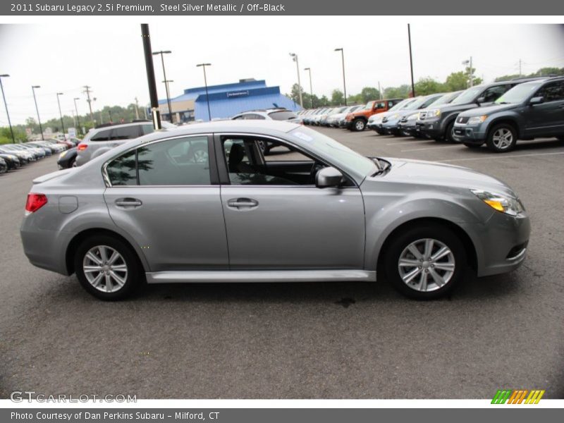 Steel Silver Metallic / Off-Black 2011 Subaru Legacy 2.5i Premium
